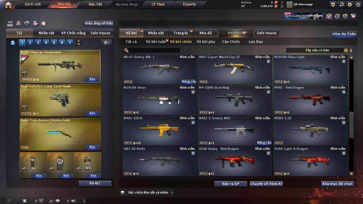 shop acc cf uy tin gia re
